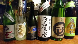 土曜の日本酒。