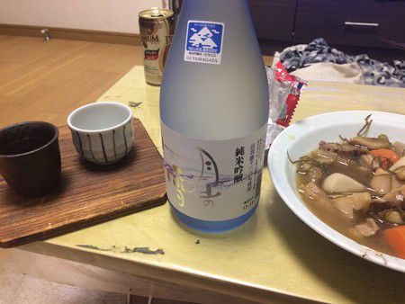 今日の日本酒は、銀嶺月山 月山の雪　☆