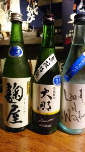 夏の日本酒。