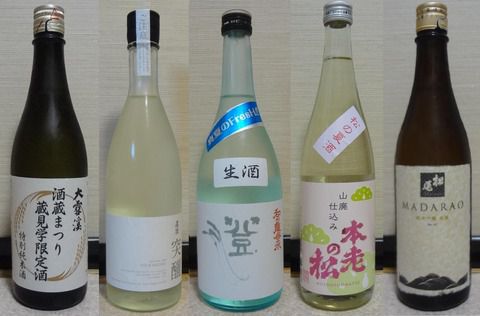 【雑記】2018年下半期に飲んだ最高の日本酒７本！