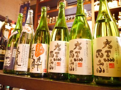 日本酒飲み比べ/新酒しぼりたてを楽しむ会　好評開催中！