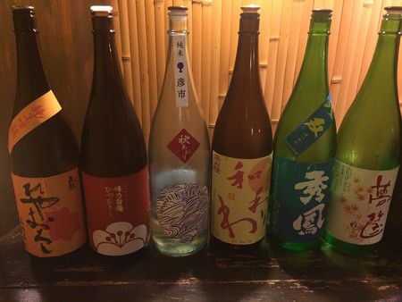 今日の日本酒は、ひやおろしいろいろ、日本酒会