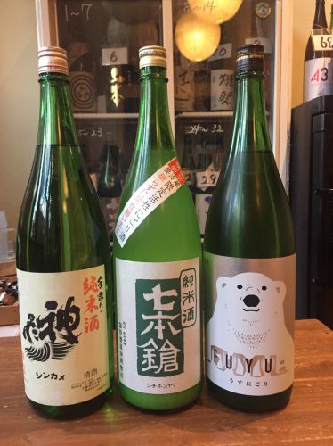 おはようございます‼️【今日の日本酒：神亀、七本鎗、FUYUのうすにごり】｜ニューフクシマ