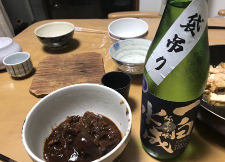 今日の日本酒は、一白水成　純米吟醸　袋吊り生酒