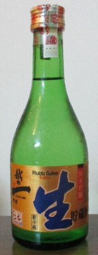 越の一　純米吟醸　生貯蔵酒（02BY）　フエフーズ