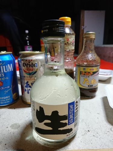 秋田地酒・太平山の生貯蔵酒を飲みながら自宅の庭でバーベキュー