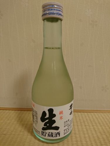 埼玉地酒・豊明の純米生貯蔵酒と肴は北海道産の水だこの刺身