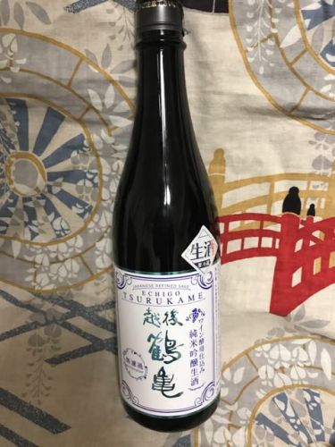★新潟「越後鶴亀 ワイン酵母仕込み 純米吟醸　生酒」を呑みました!