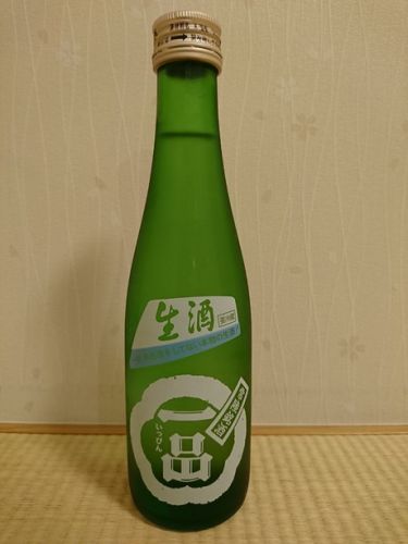 茨城地酒・一品の生酒と肴は茨城県産のメヒカリの刺身