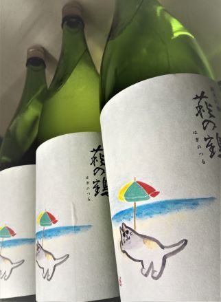 萩の鶴真夏の猫・純米吟醸(萩野酒造)1.8L