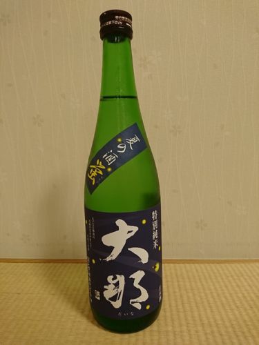 栃木地酒！大那の夏の酒・蛍と肴は北海道産のミンク鯨の刺身