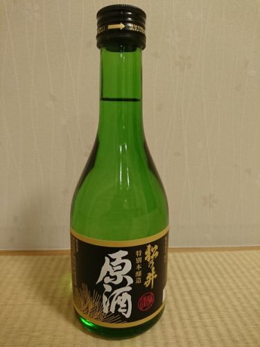 新潟地酒・松乃井の特別本醸造原酒と肴は新潟県産の赤ムツの刺身